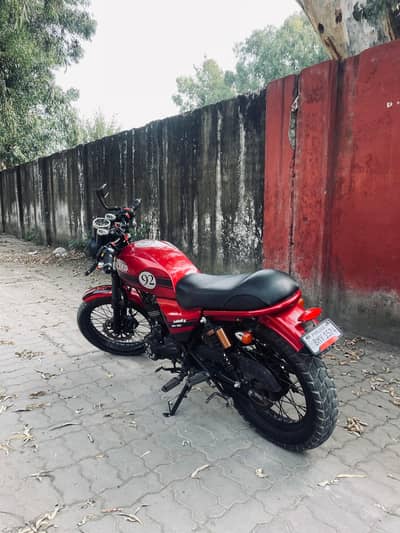 Unique Modified Red Road Bike – Excellent Condition