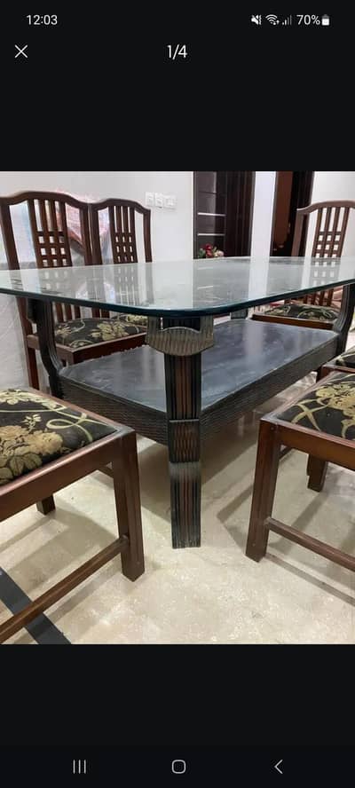 Dining Table with chairs for sale