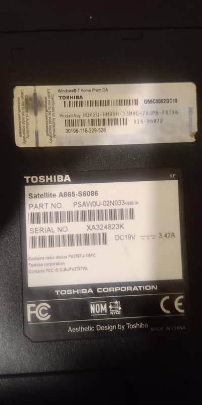 Toshiba Satellite A665-S6086