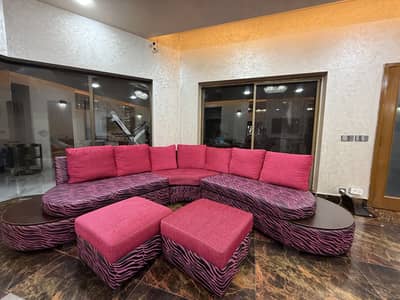 Curved sofa