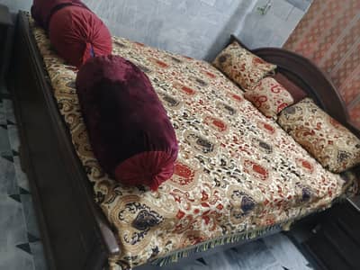 Double Bed and Five Seater Sofa with Mattresses