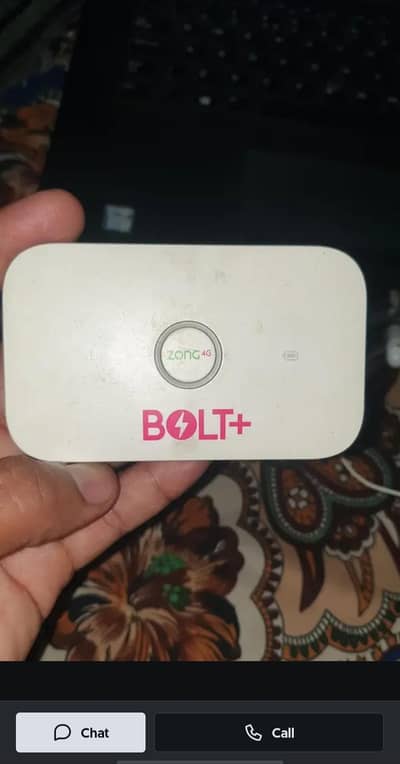 Zong 4G Bolt+ Fully Unlocked for all Sims