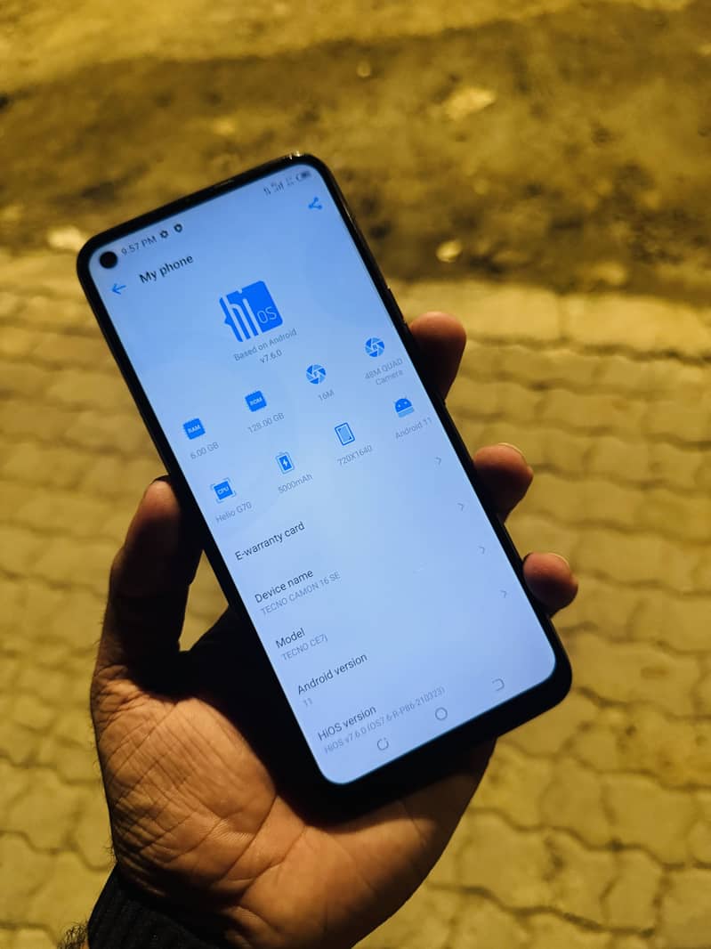 Tecno camon 16 SE 1