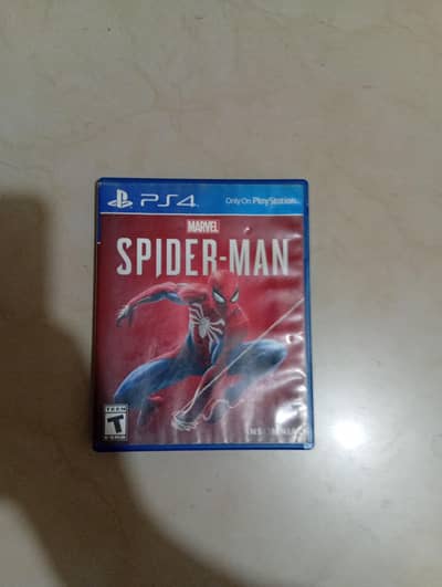 Spiderman cd for PS4 brand new