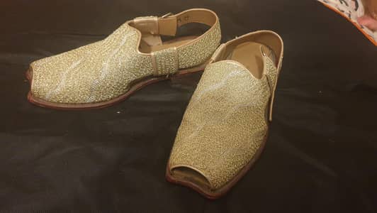 Wedding shoes hand made Peshawar chappal