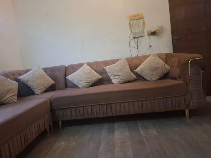 L SHAPE SOFA 1