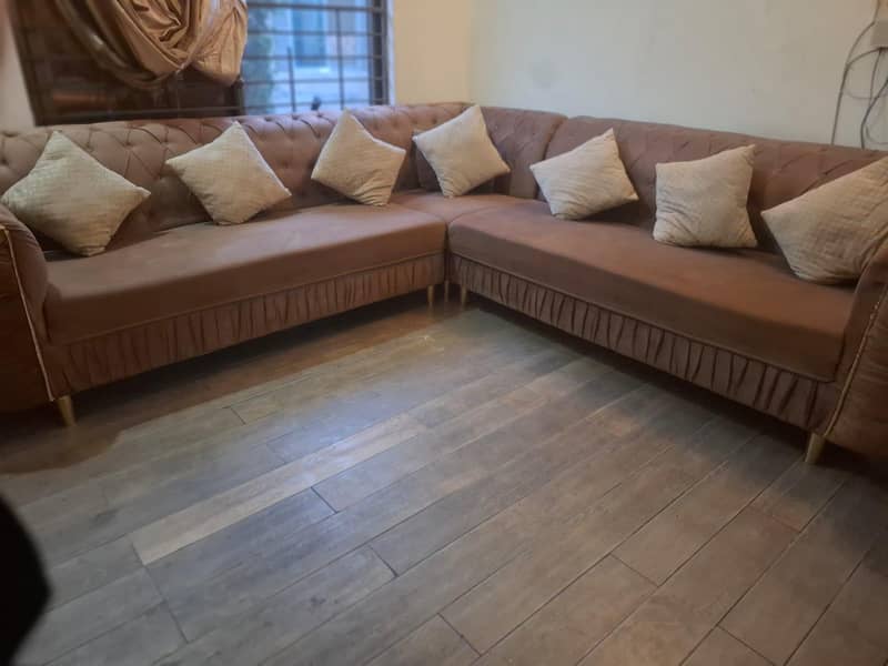 L SHAPE SOFA 2