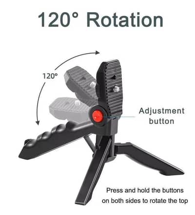 AY-49 Vlogger Kit With Mic Light Tripod Remote Black
