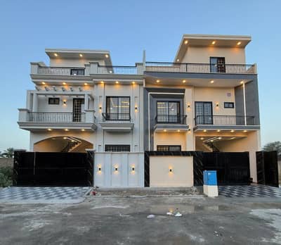 Al Raheem city paradise civil hospital road ultra modern luxury 4 marly proper double story house for sale