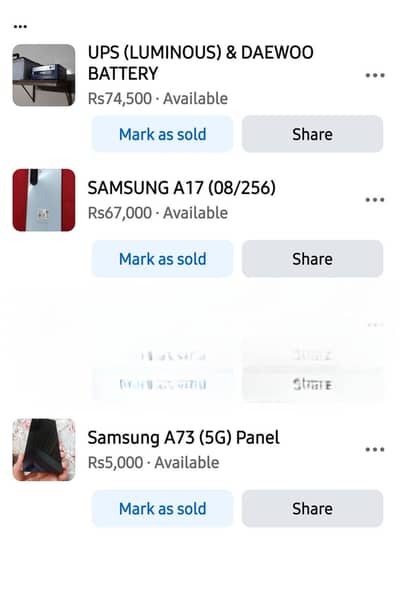 Mobile, Samsung Panel, UPS & battery available