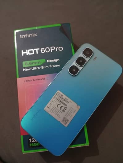 Infinix Hot 60 Pro 8+8 128 complete box urgent sale