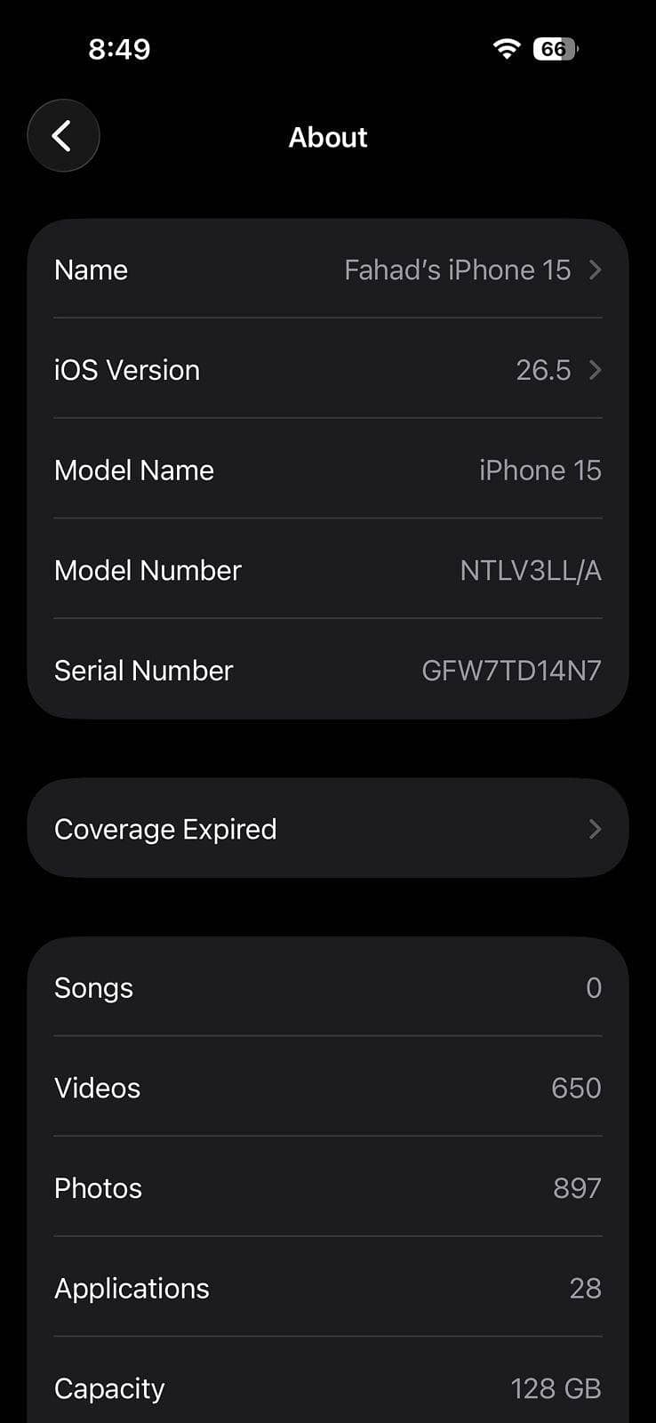 Apple iPhone 15 5