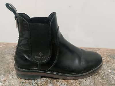 Authentic GANT Black Leather Chelsea Boots
