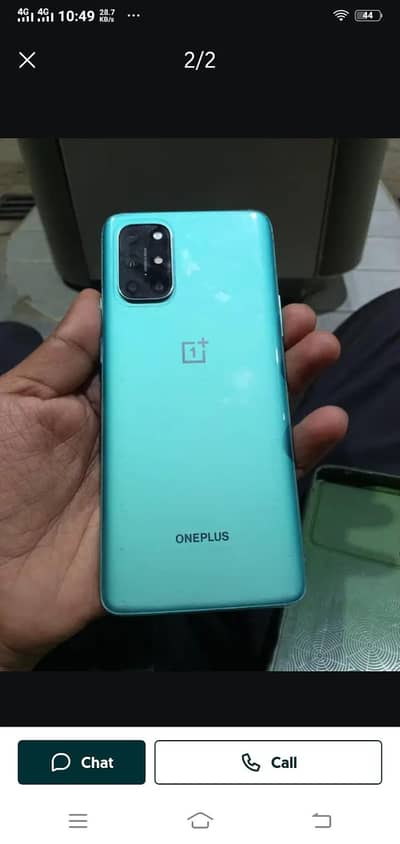 OnePlus 8t  total original dual sim ptA 12 256gb