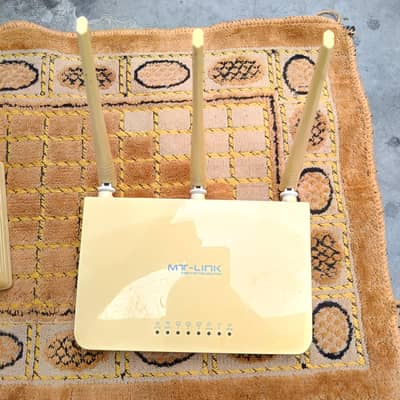 MT-Link modem and Huawei router