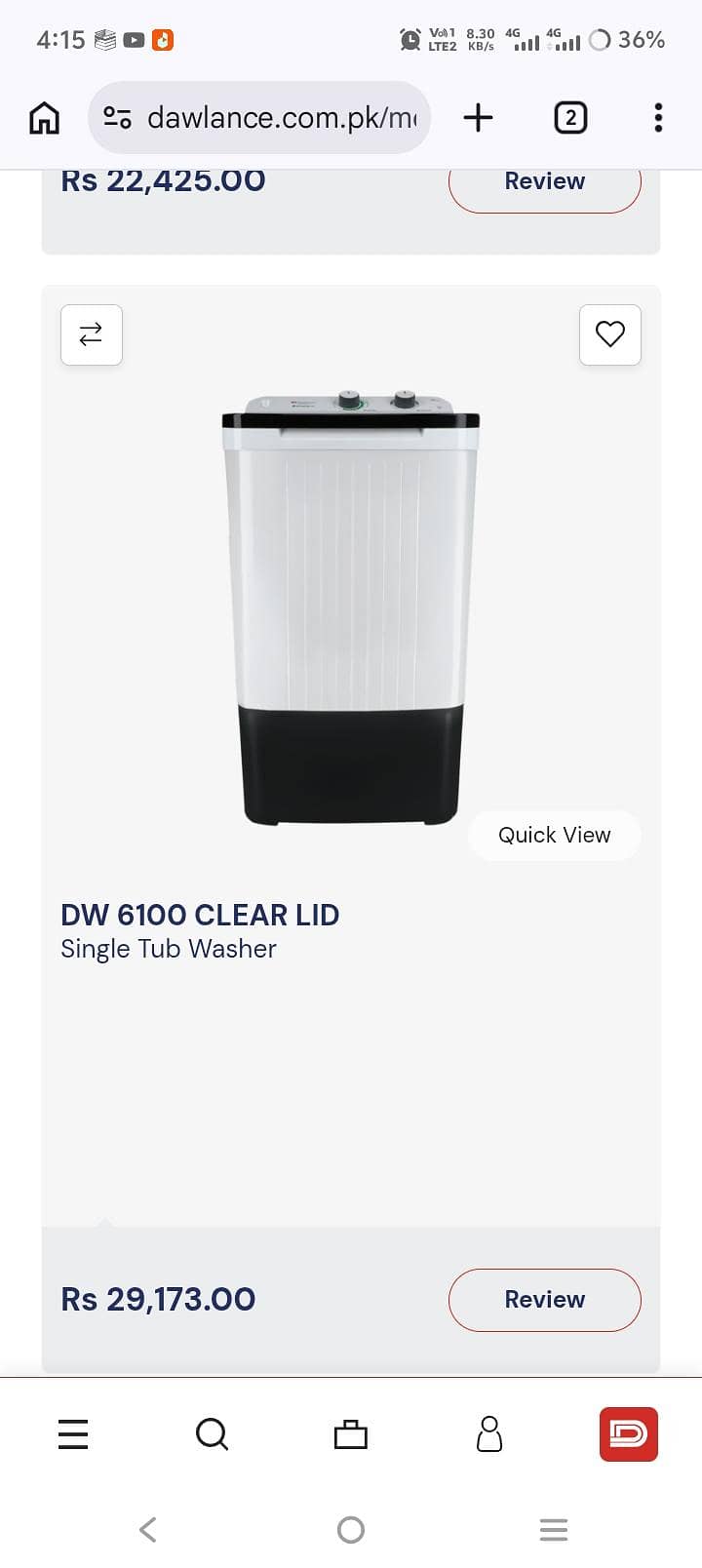 Haier Automatic washing machine 8