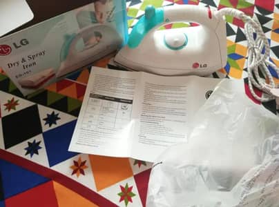 brand new LG iron, steamer in very reasonable price, urgent sale