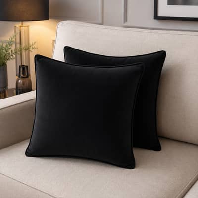 Velvet Sofa Cushion Custom Colors Available 16x16 inches
