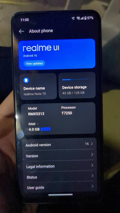 Realme Note 70