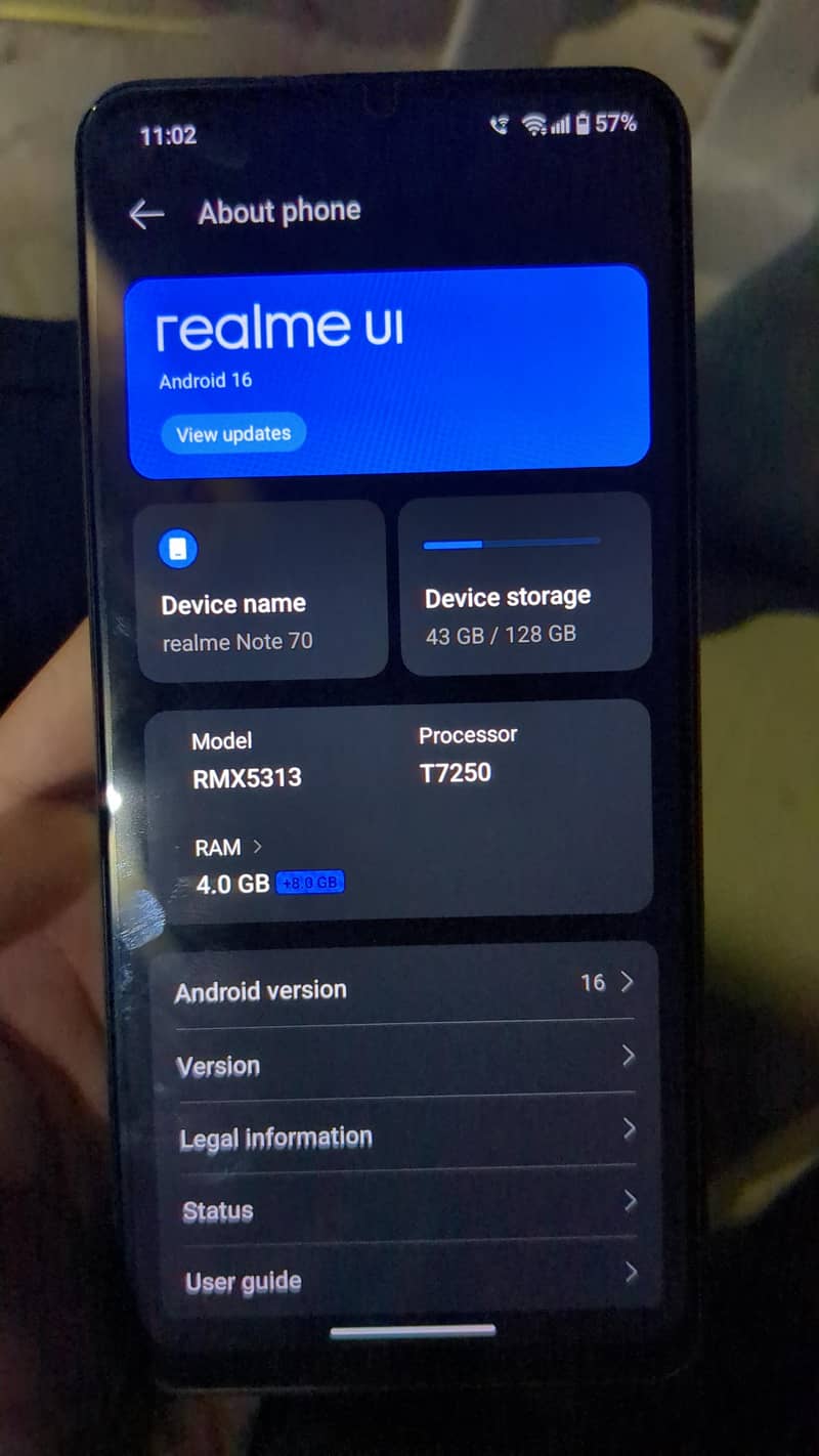 Realme Note 70 0