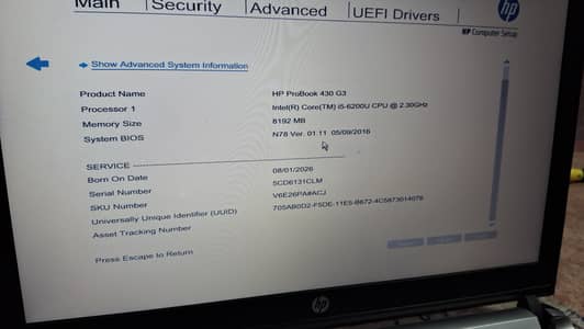hp probook 430 G3