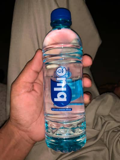 Blue water bottle 500ml or 1500ml
