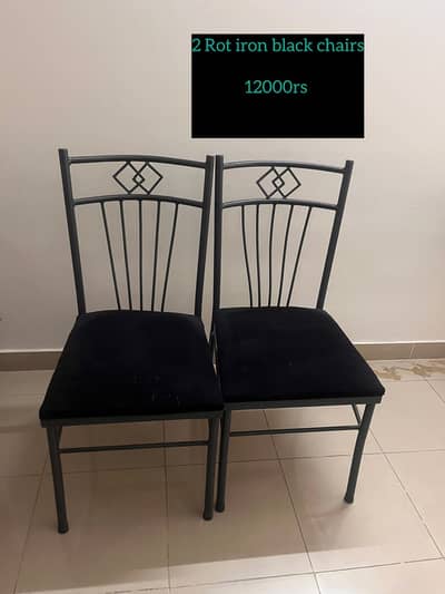 Rot Iron Chairs – 10/10 Condition | Premium Quality