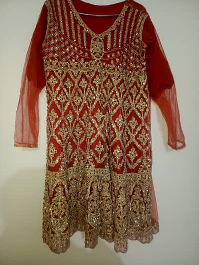 bridal heavy barat dress