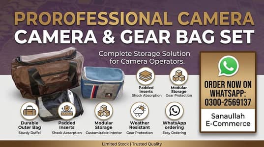 Camera Bag And Hiking Bag Set