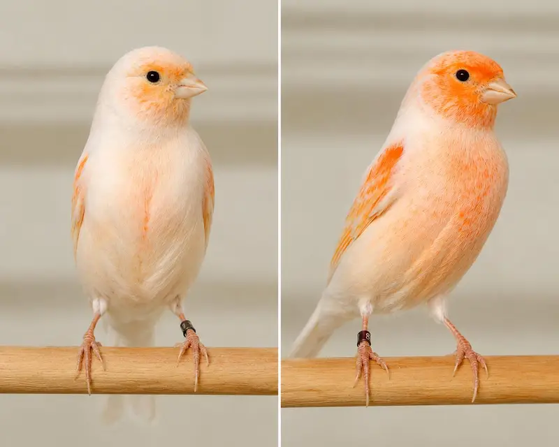 Premium Mosaic Canary Pair for Sale – Male and Female
