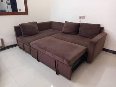 L Shape Sofa Cum Bed