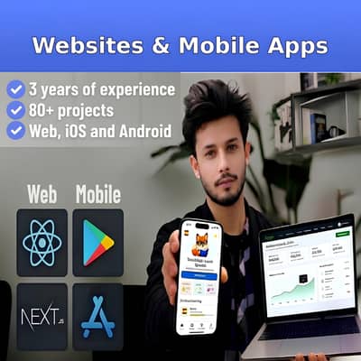 Website & App Design | Web, Android & iOS | Online Service