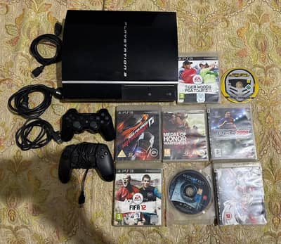 PlayStation 3 Jailbreak With 12 games Excellent condition 2 controller