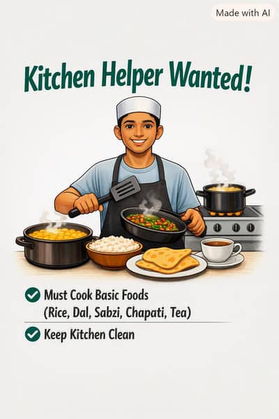 Kitchen Helper Wanted