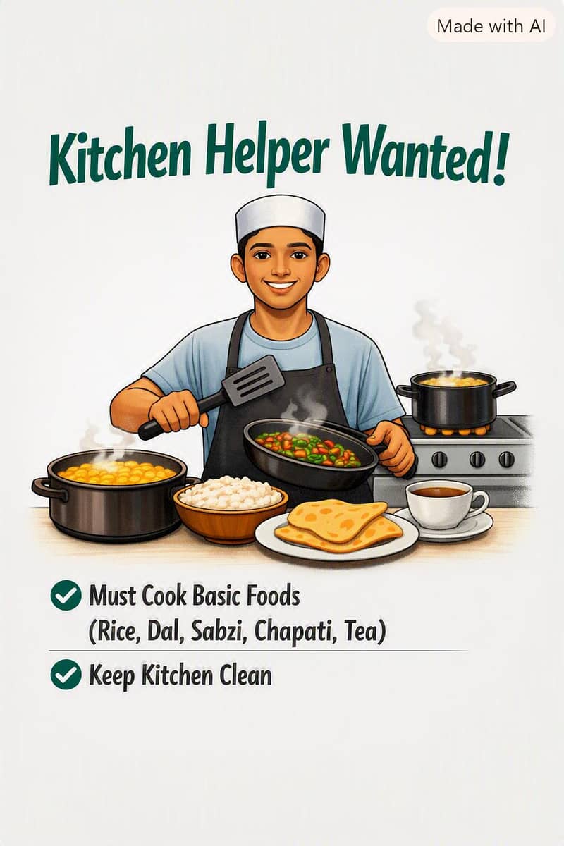 Kitchen Helper Wanted 0