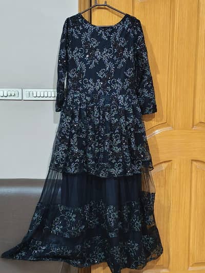 Formal dress, party dress, black maxi, frock, long frock