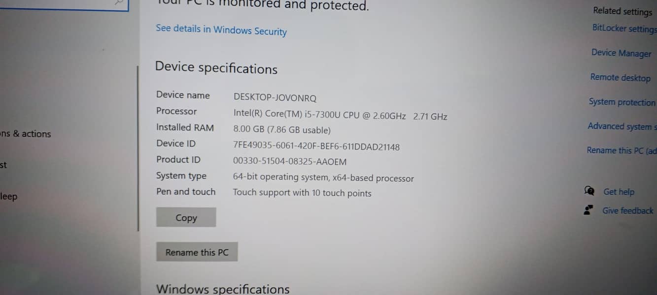 Dell laptop  5