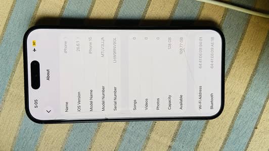 Apple iPhone 15 JV 128gb