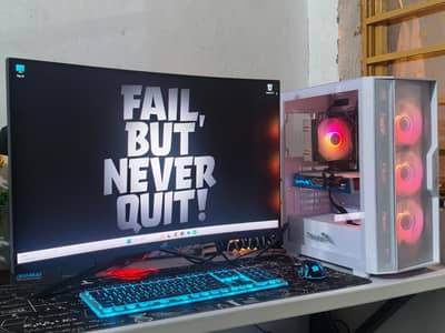 Gaming PC + ASUS ROG 32" Curved Gaming Monitor for Sale