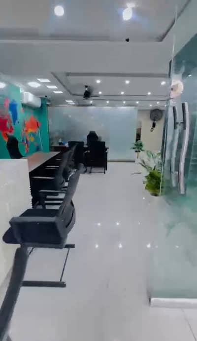 Fully Furnished Office with all facilities on a central 24x7 lively area. Asking Rent Rs 110000/-