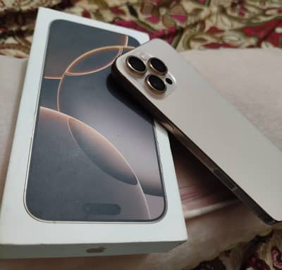 Apple iPhone 16 Pro Max 512 gb 100% battery health only 43 cycle count