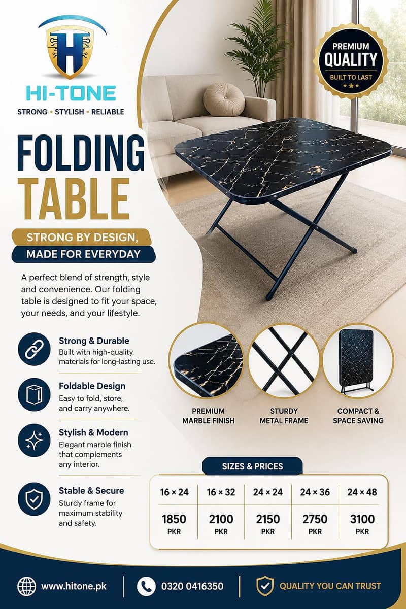 FOLDING TABLES 2