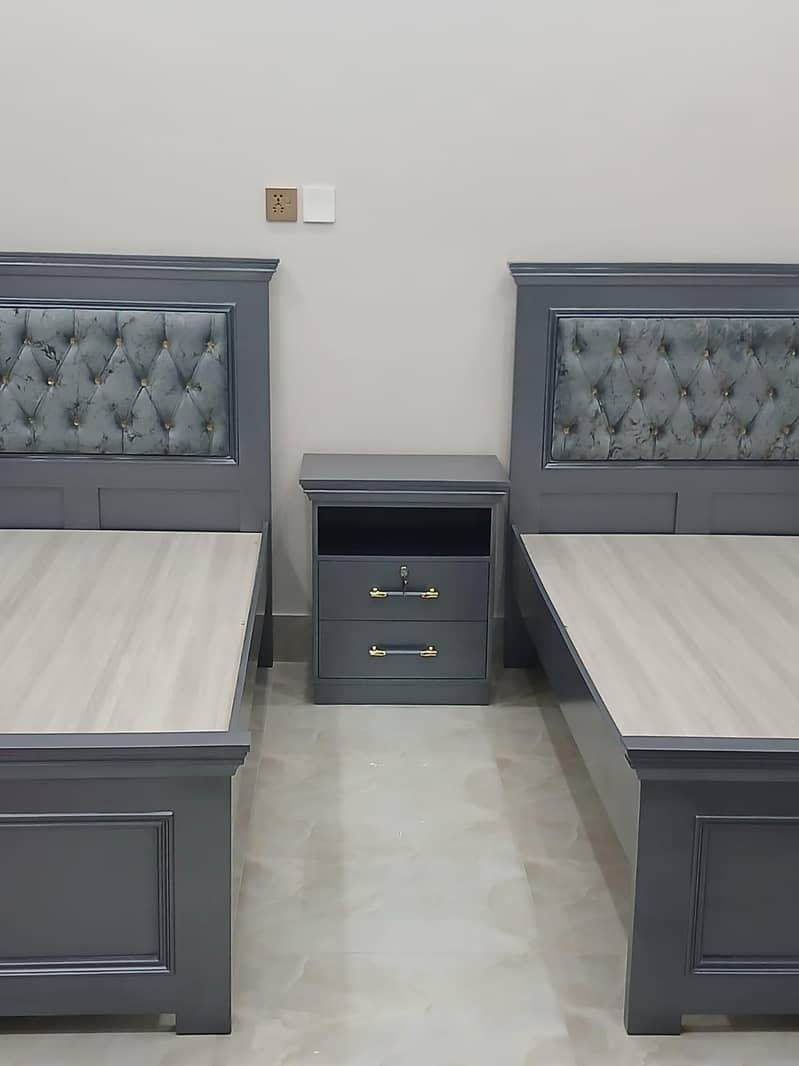 new single bed with side table 2