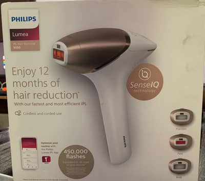 Philips hair removal lumea IPL portable machine