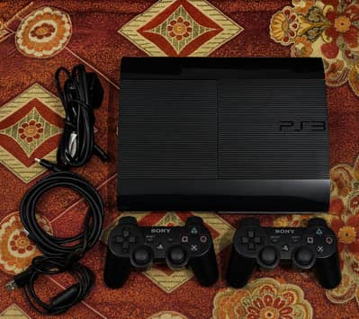 PS3 Super Slim 500GB Jailbreak 50+Games installed Factory Seal Intact