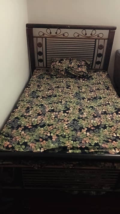 strong iron single bed for sale