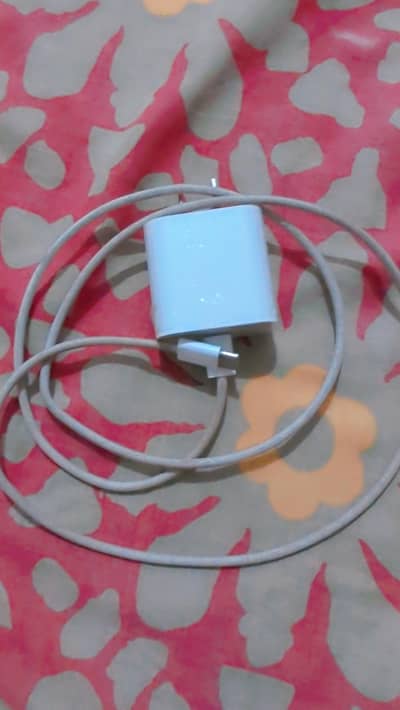 I phone original cable and adopter