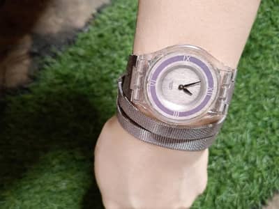 swatch original swiss women watch
