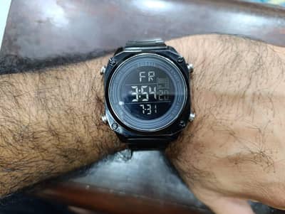 Fossil Multi functional Black Stainless Steel Watch in 10000 only