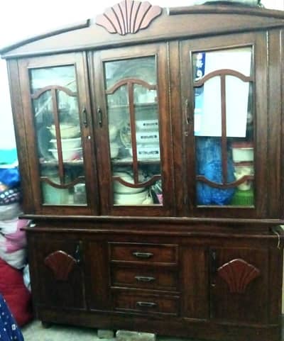 Pure wooden showcase